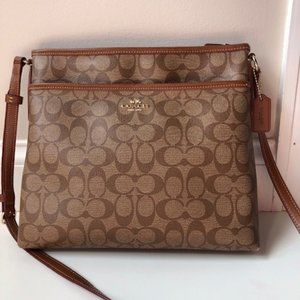 Coach File Crossbody Bag in Canvas